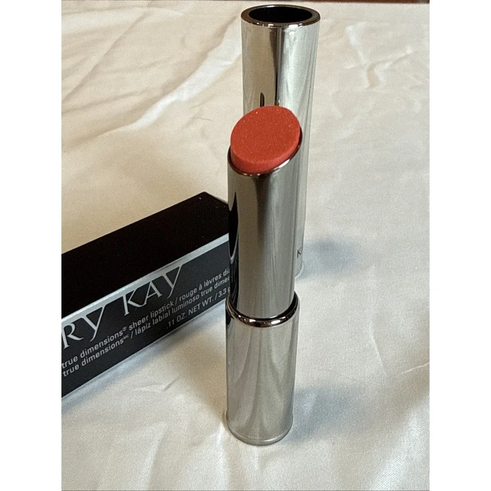 New In Box Mary Kay‎ True Dimensions Sheer Lipstick Arctic Apricot Full Size